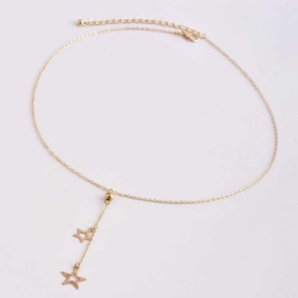 Gold Star Pendant Necklace - Picture 6 of 6